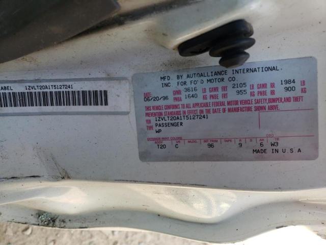 Photo 10 from auction – 1996 FORD PROBE with VIN 1ZVLT20A1T5127241
