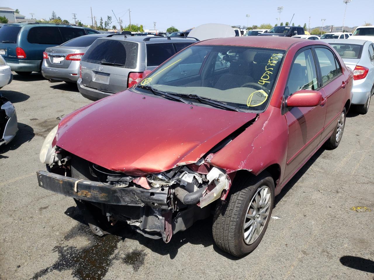 Photo 2 from auction – 2005 TOYOTA COROLLA CE with VIN 1NXBR32E65Z503360