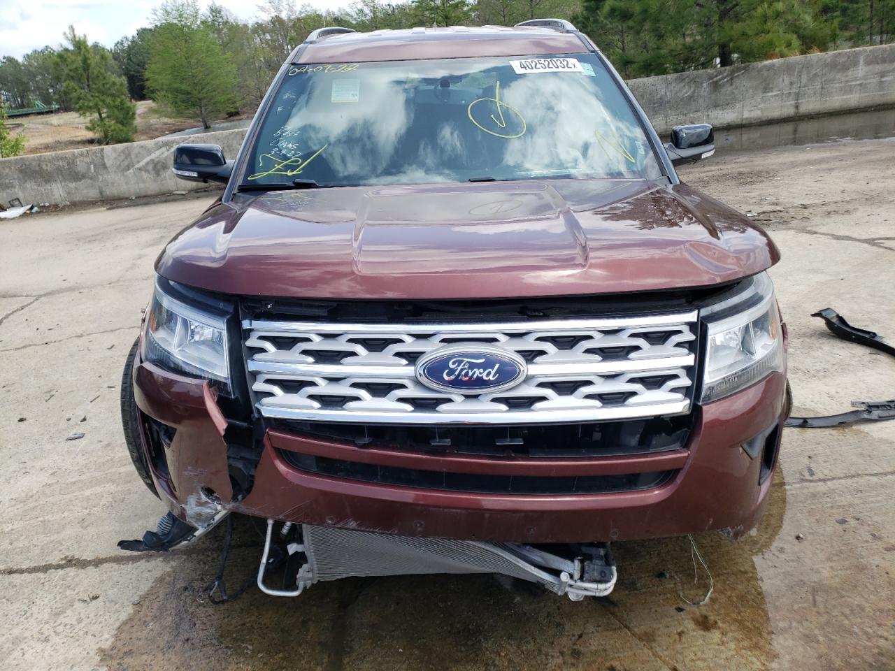 Photo 9 from auction – 2018 FORD EXPLORER X with VIN 1FM5K8D80JGC10973