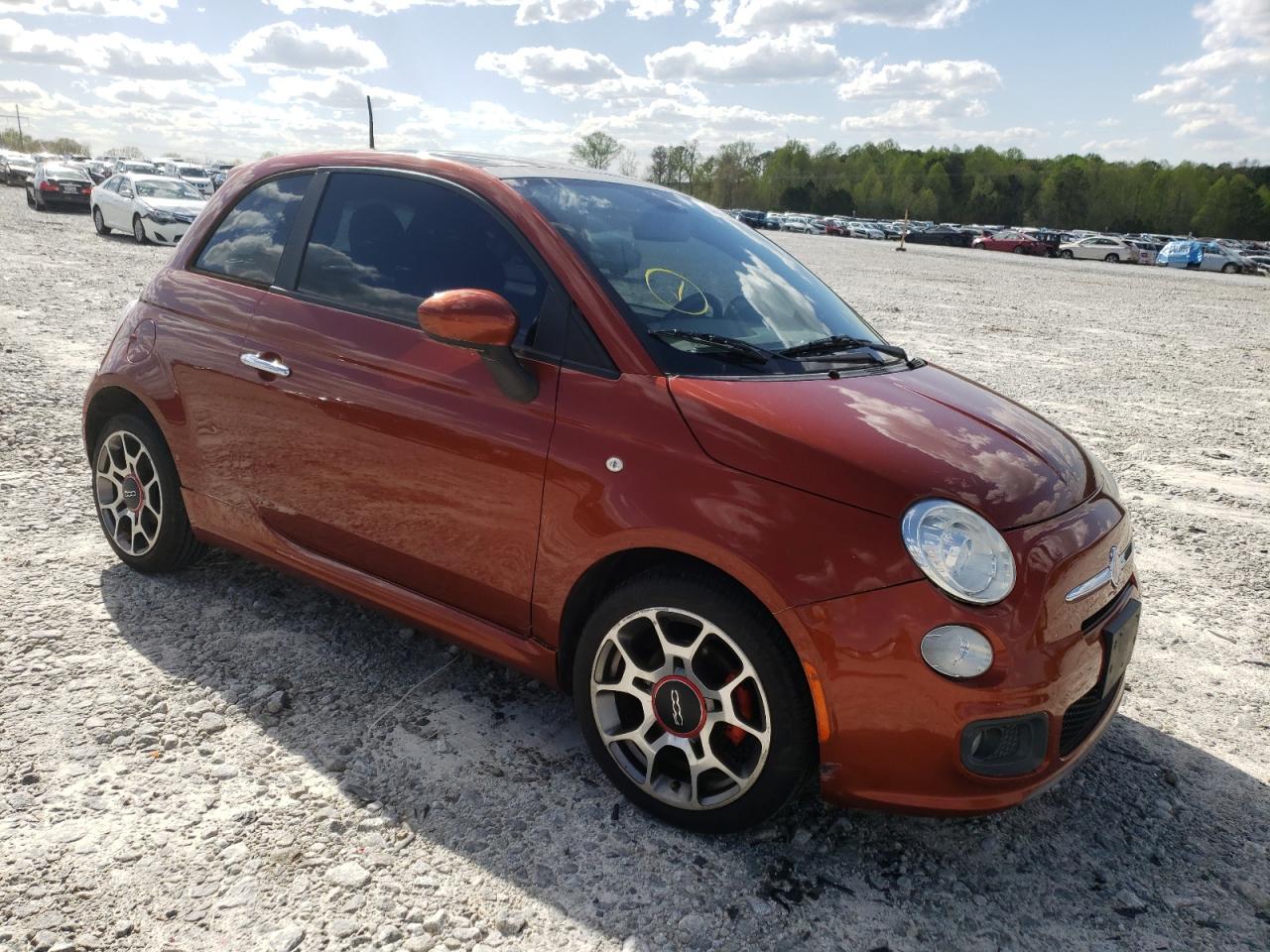 FIAT 500 SPORT 2012 with VIN 3C3CFFBR1CT296149 - Photo from auction