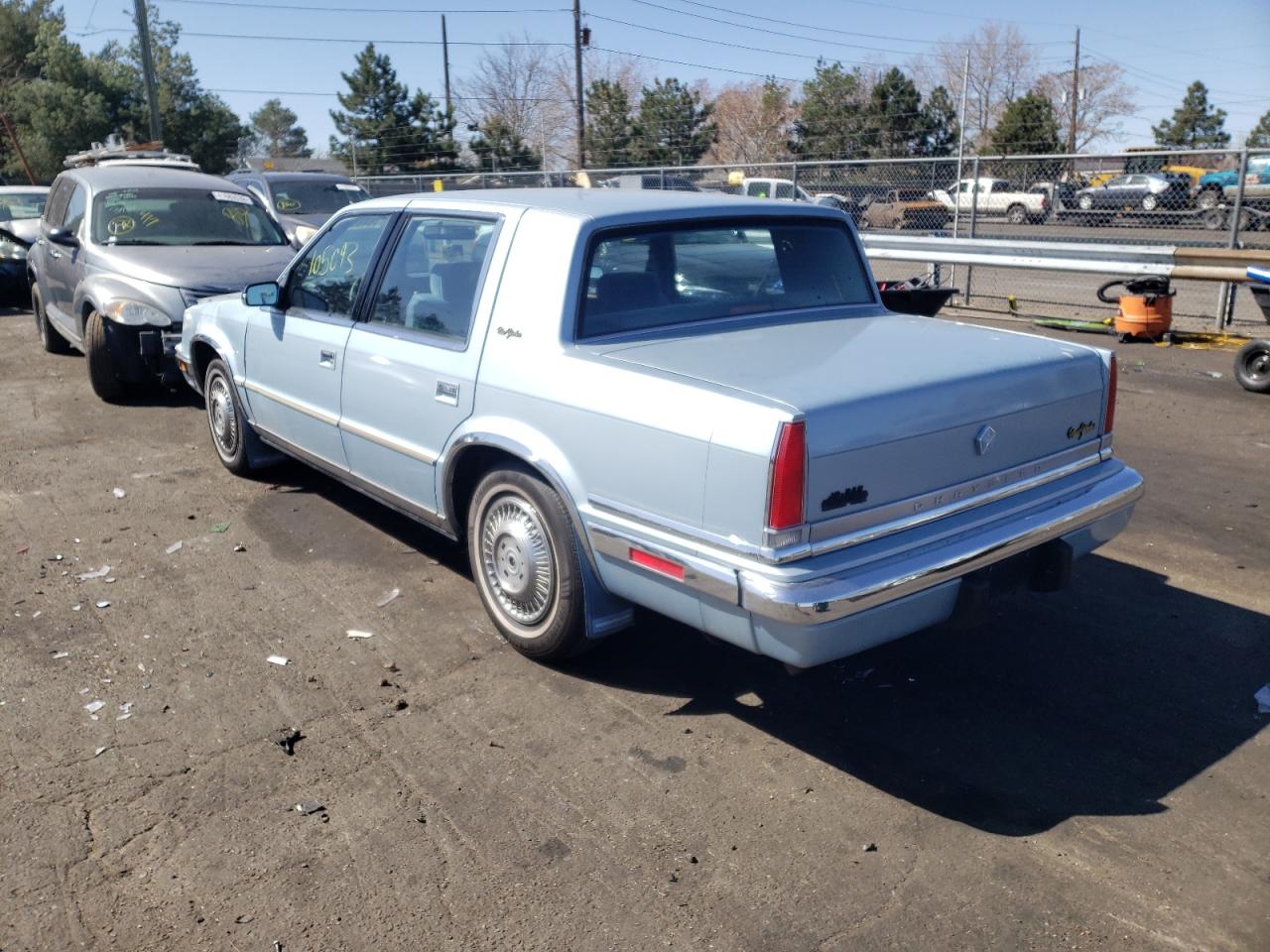Photo 3 from auction – 1989 CHRYSLER NEW YORKER with VIN 1C3BC463XKD473414