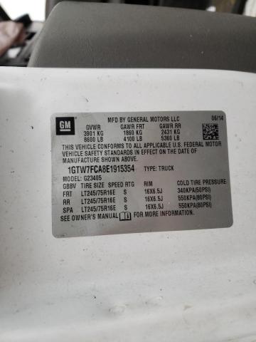 Photo 10 from auction – 2014 GMC SAVANA G25 with VIN 1GTW7FCA8E1915354
