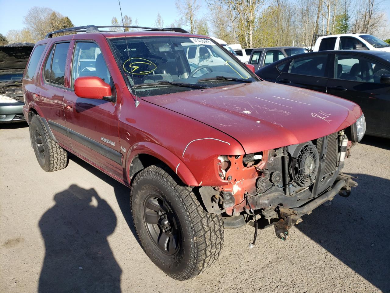 HONDA PASSPORT E 2000 with VIN 4S6DM58W8Y4414419 - Photo from auction
