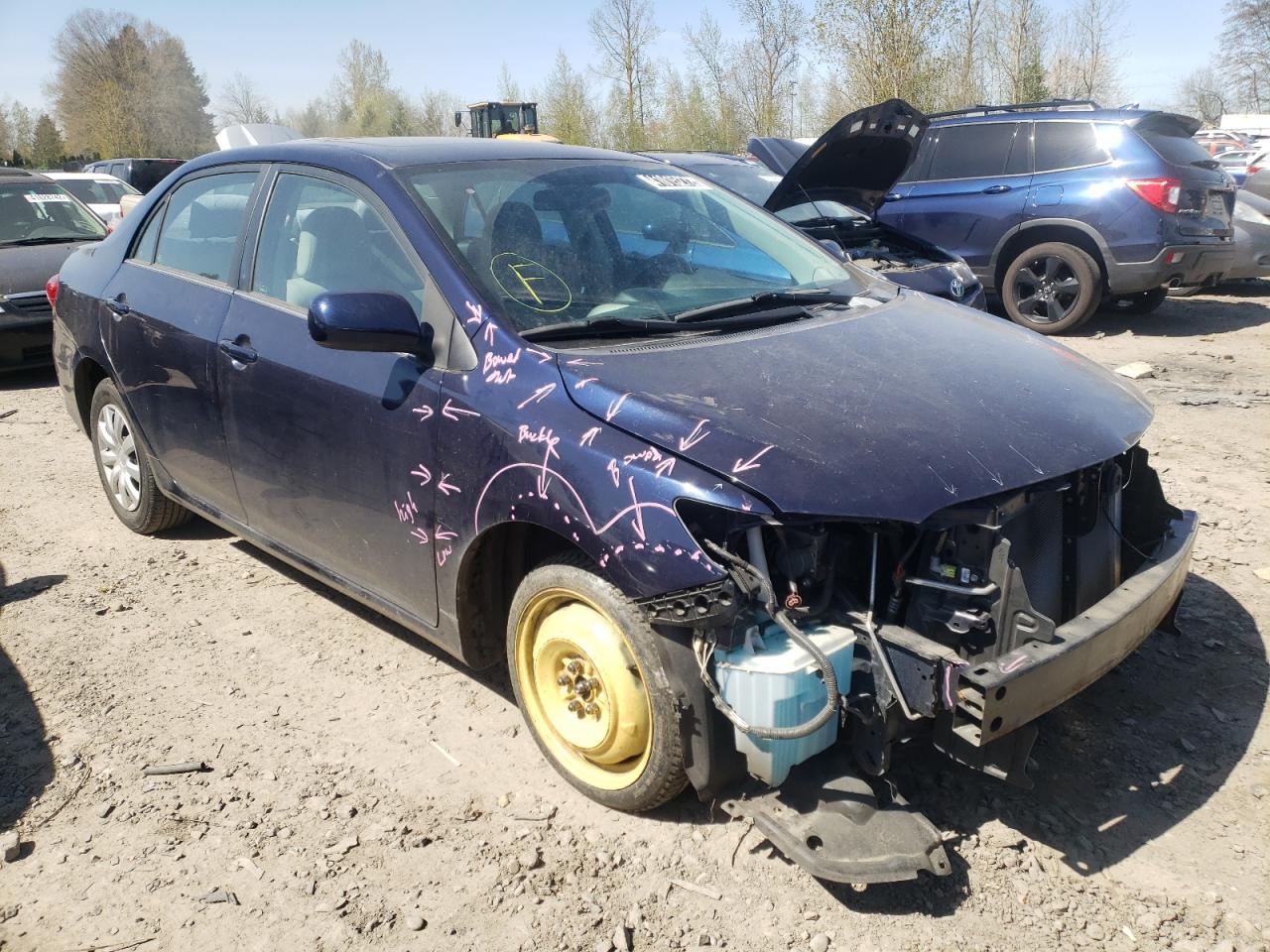 TOYOTA COROLLA BA 2013 with VIN 2T1BU4EE4DC975413 - Photo from auction