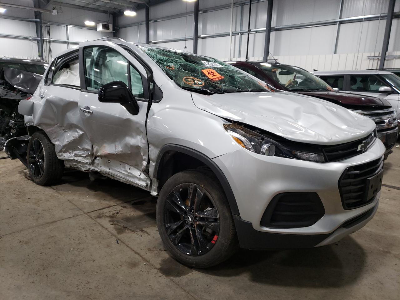 Photo 1 from auction – 2019 CHEVROLET TRAX 1LT with VIN 3GNCJPSB1KL284351