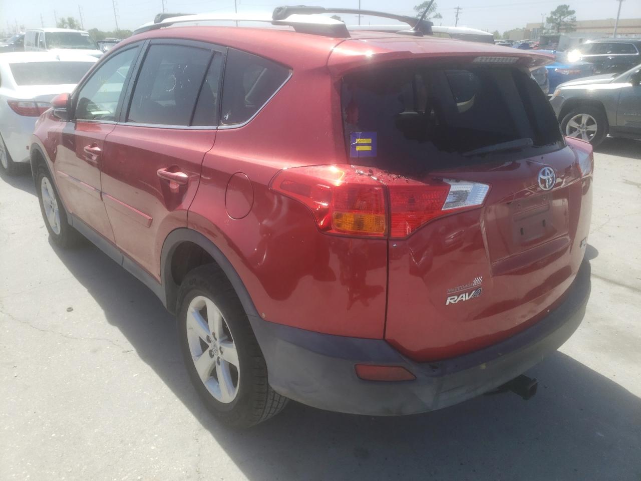 Photo 3 from auction – 2014 TOYOTA RAV4 XLE with VIN 2T3WFREV7EW088470
