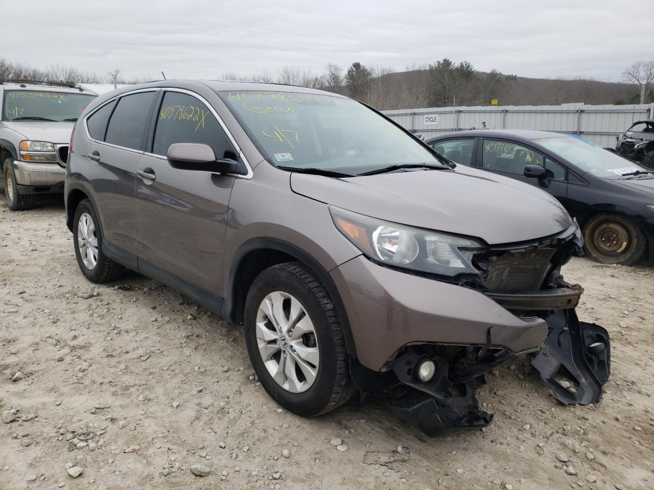 HONDA CR-V EX 2012 with VIN 5J6RM4H50CL054236 - Photo from auction