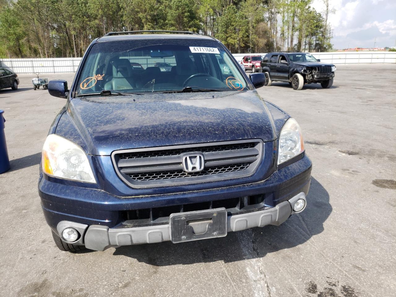 Photo 9 from auction – 2004 HONDA PILOT EXL with VIN 2HKYF18574H518512