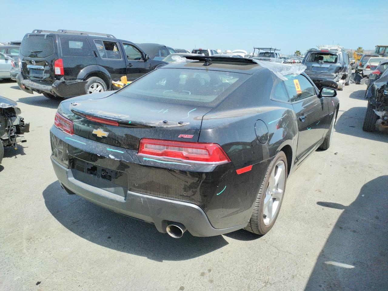 Photo 4 from auction – 2015 CHEVROLET CAMARO LT with VIN 2G1FF1E32F9261980