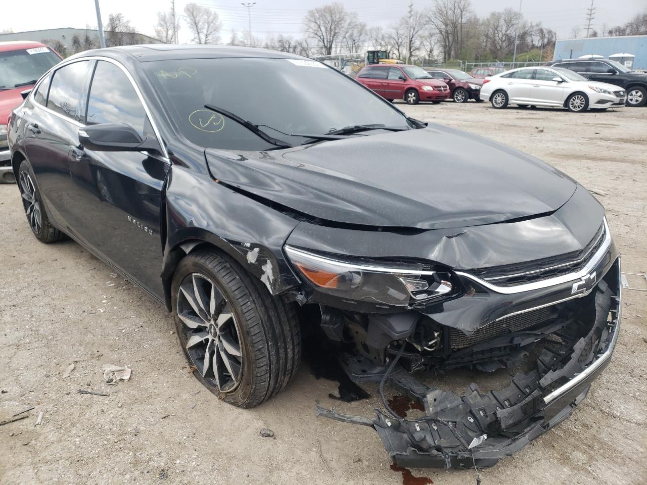 CHEVROLET MALIBU LT 2018 with VIN 1G1ZD5ST3JF164298 - Photo from auction