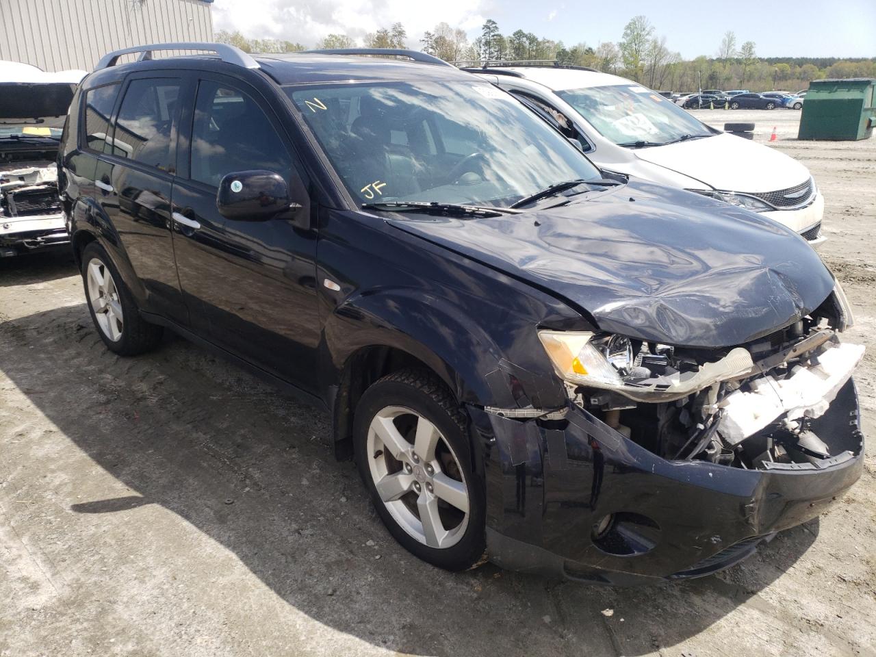 MITSUBISHI OUTLANDER 2007 with VIN JA4MT41X07Z008711 - Photo from auction