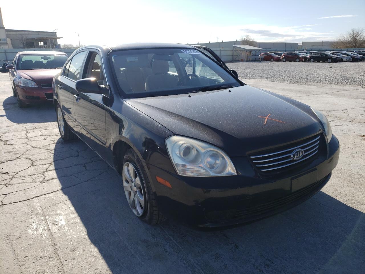 KIA OPTIMA LX 2008 with VIN KNAGE124485177989 - Photo from auction