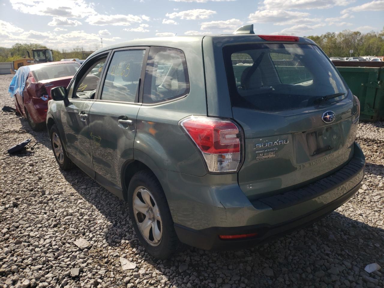 Photo 3 from auction – 2017 SUBARU FORESTER 2 with VIN JF2SJAAC1HG503481