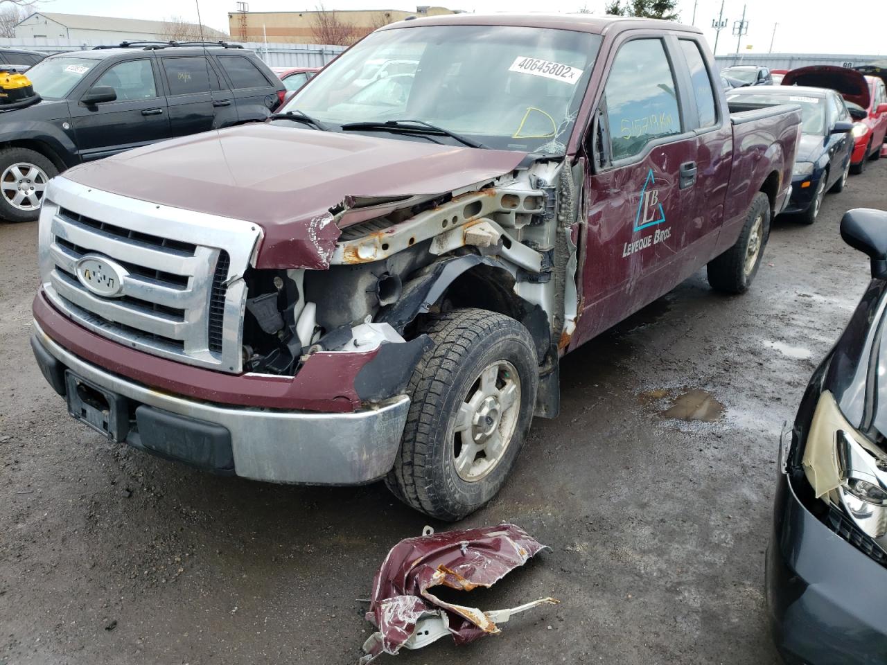 Photo 2 from auction – 2013 FORD F150 SUPER with VIN 1FTEX1CM3DFC73264
