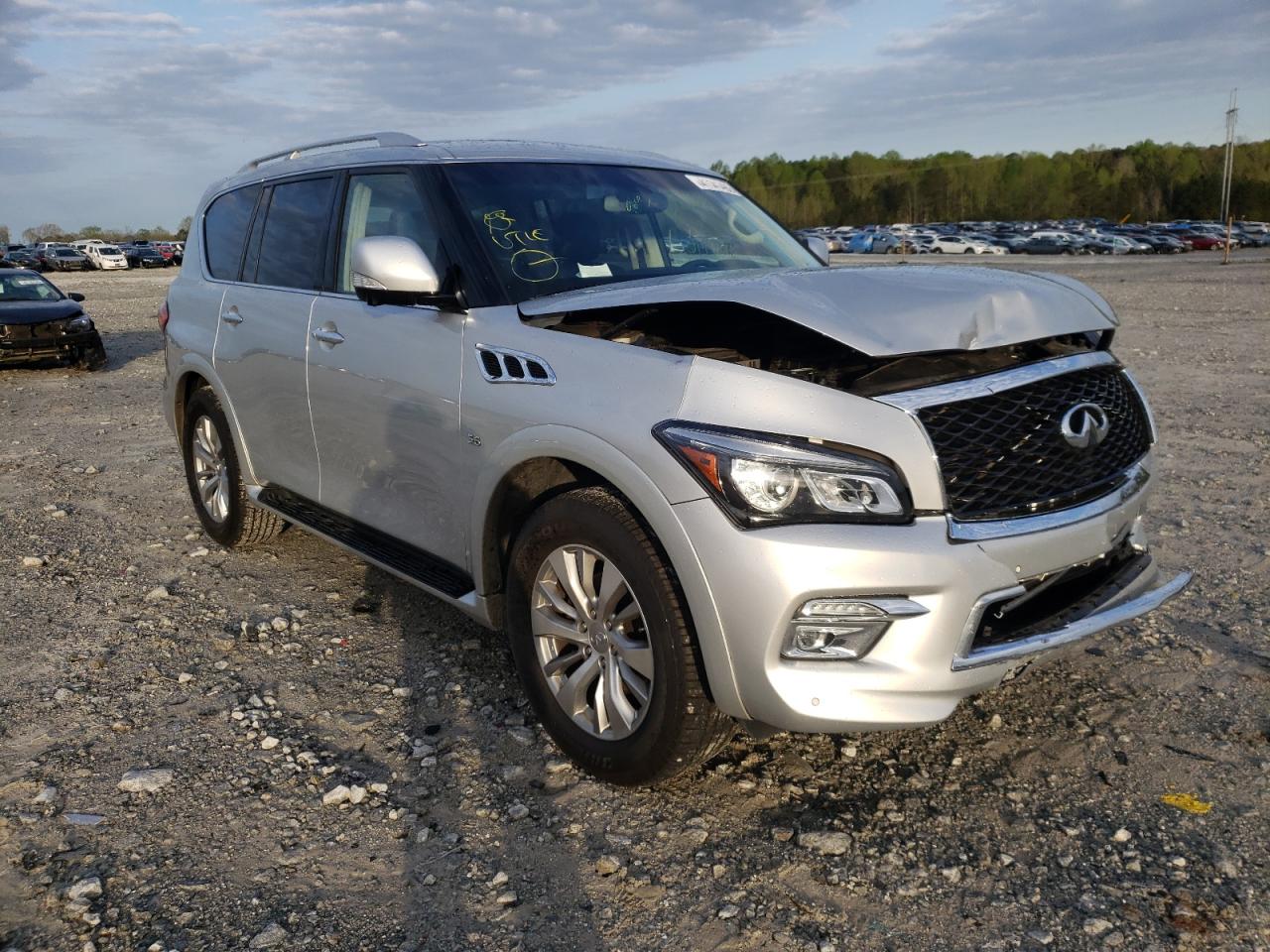 INFINITI QX80 BASE 2017 with VIN JN8AZ2NF6H9644763 - Photo from auction
