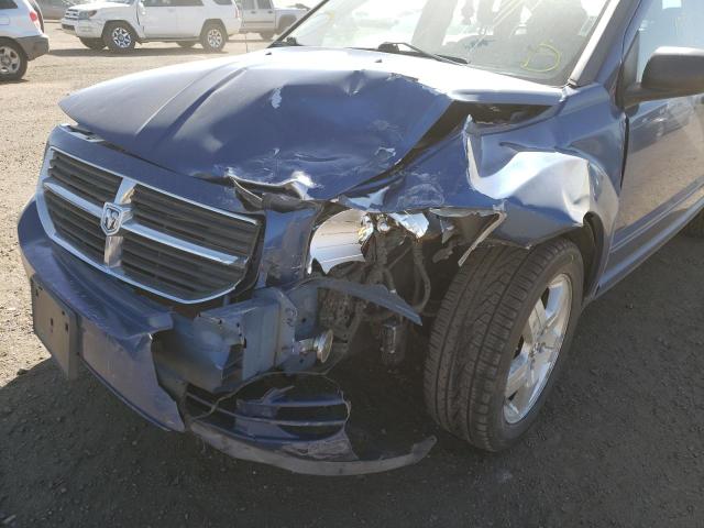 Photo 9 from auction – 2009 DODGE CALIBER SX with VIN 1B3HB48A59D213793