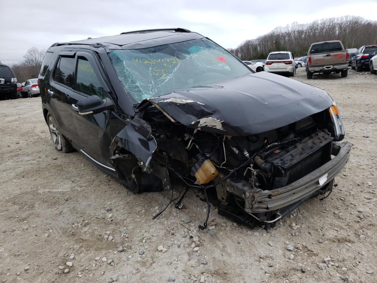 FORD EXPLORER L 2014 with VIN 1FM5K8F80EGC37366 - Photo from auction