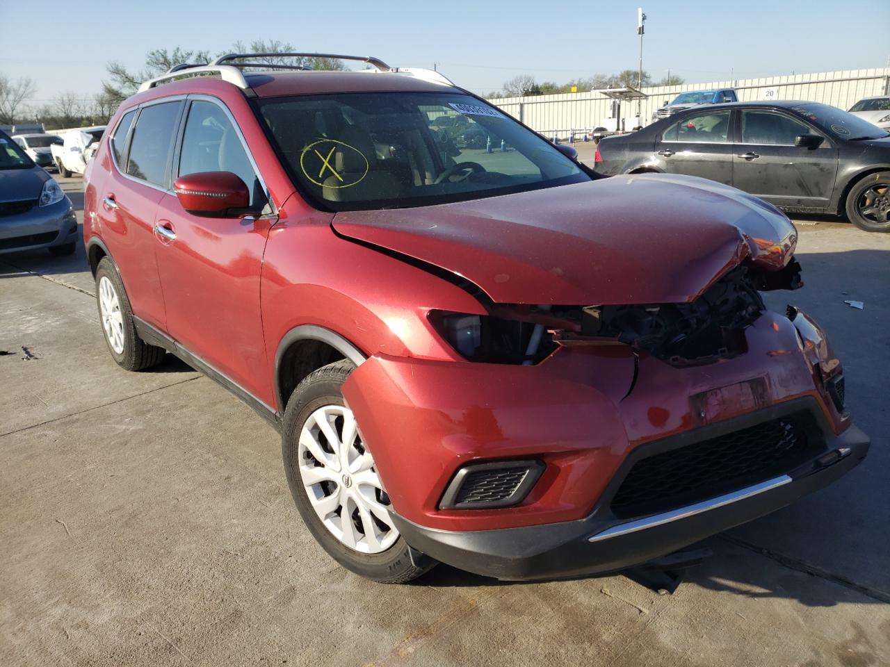 NISSAN ROGUE S 2016 with VIN 5N1AT2MT4GC831064 - Photo from auction