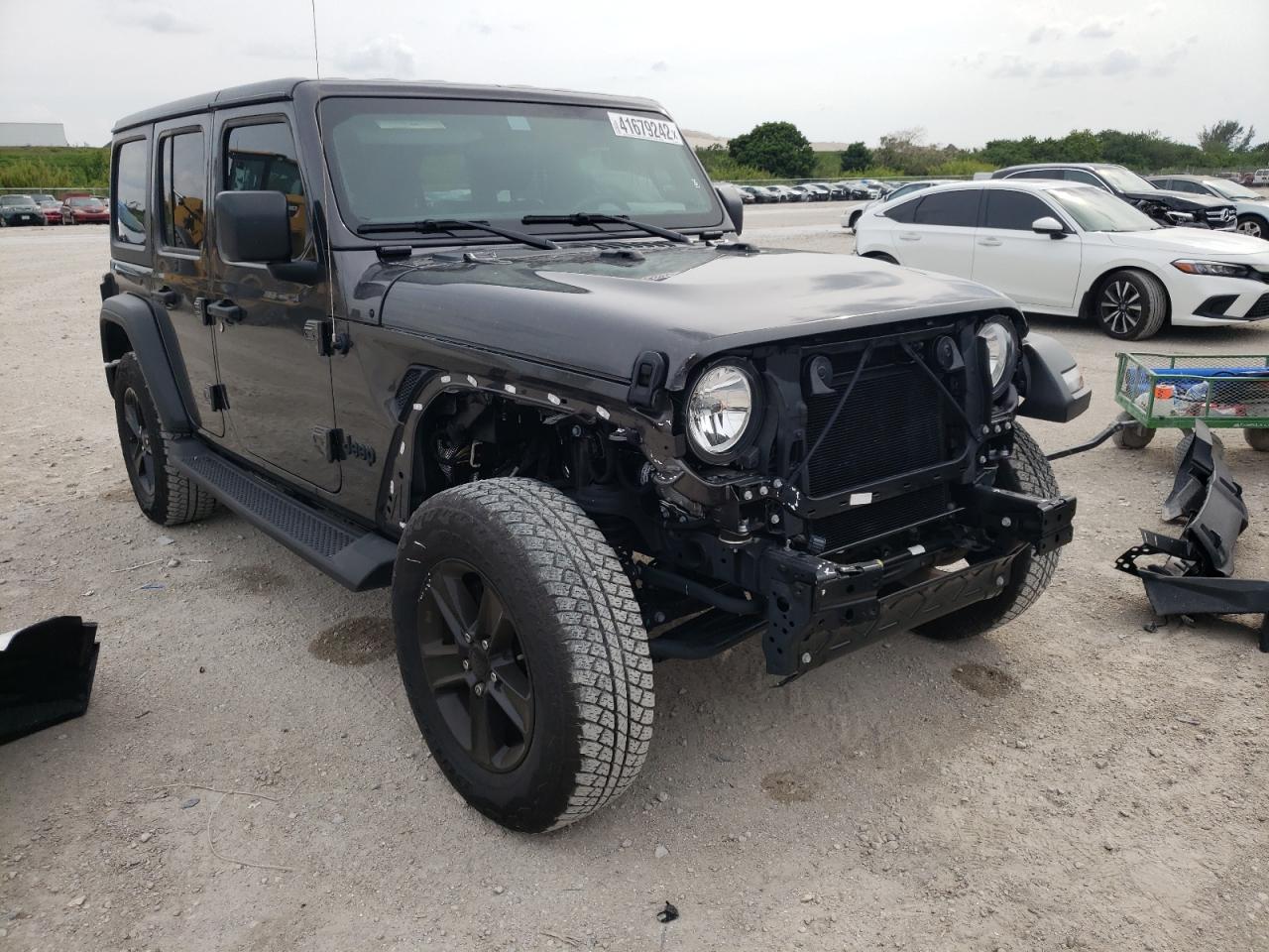 Photo 1 from auction – 2021 JEEP WRANGLER U with VIN 1C4HJXDN4MW552828