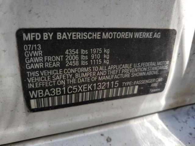 Photo 10 from auction – 2014 BMW 320 I with VIN WBA3B1C5XEK132115