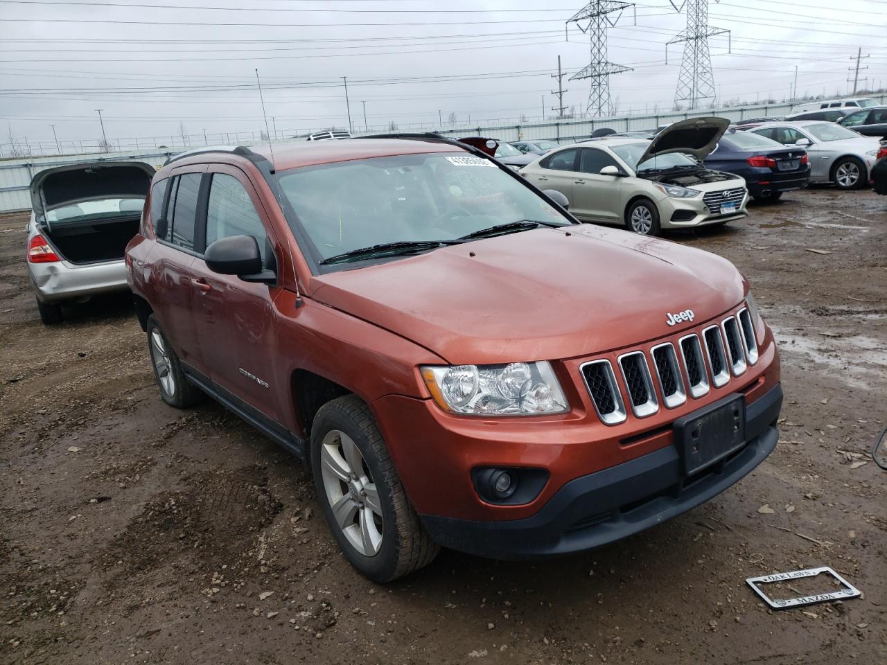 JEEP COMPASS SP 2012 with VIN 1C4NJDBB1CD598136 - Photo from auction