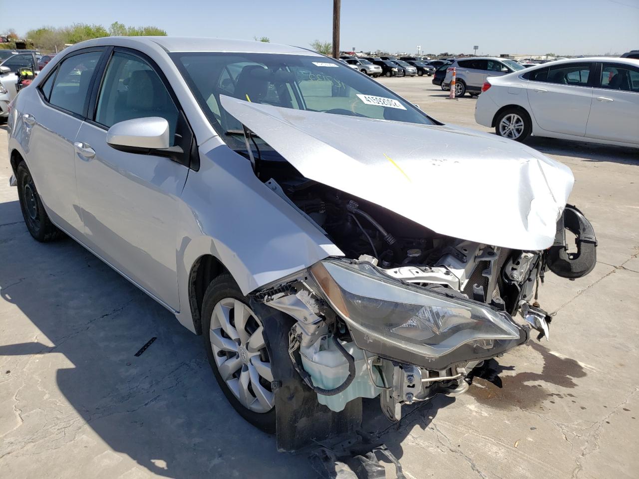 TOYOTA COROLLA L 2014 with VIN 2T1BURHE1EC104558 - Photo from auction