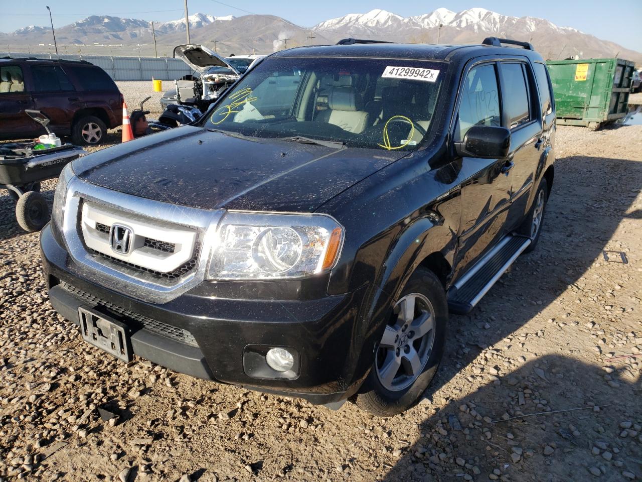 Photo 2 from auction – 2010 HONDA PILOT EXL with VIN 5FNYF4H55AB023253