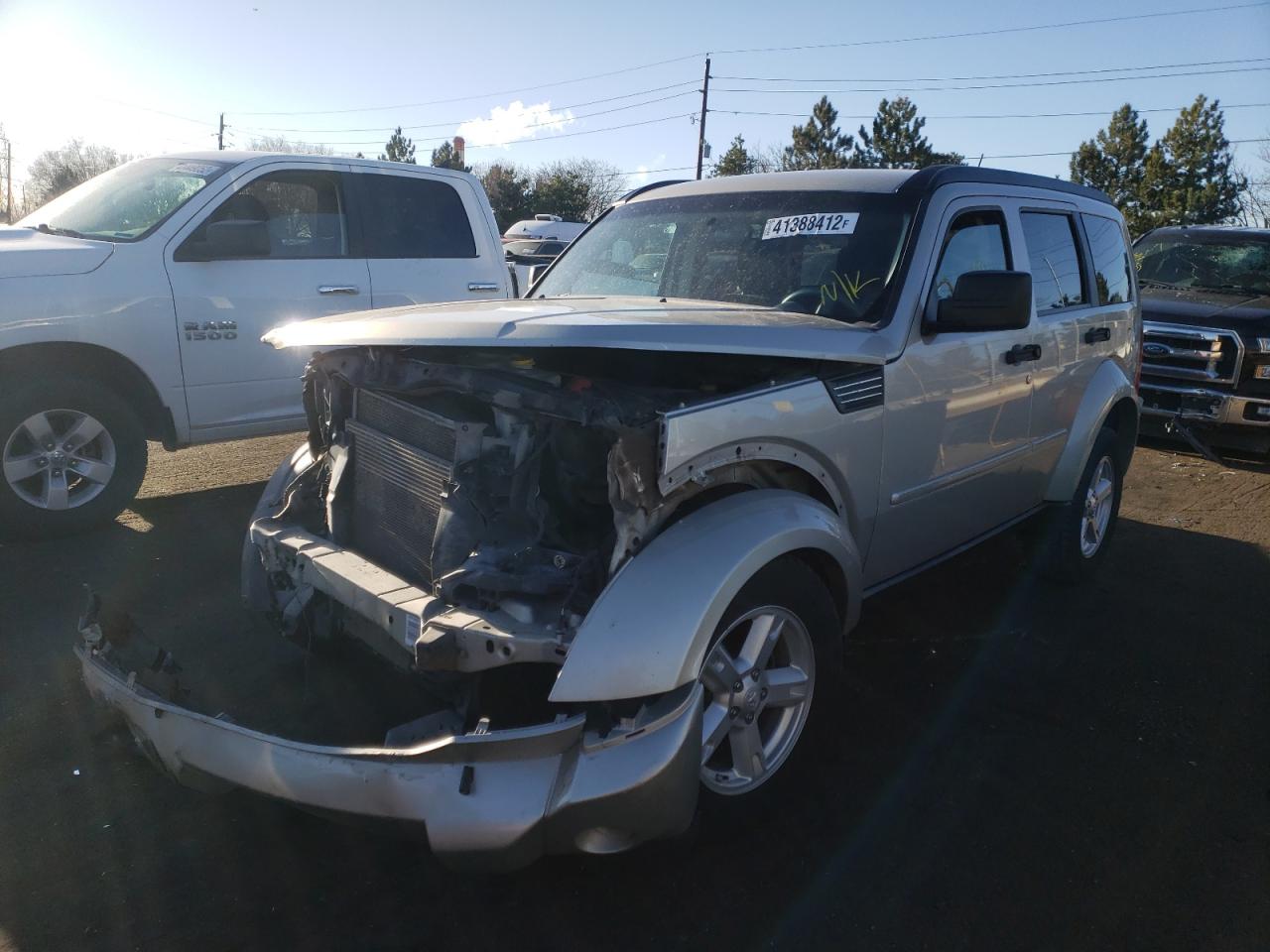 Photo 2 from auction – 2008 DODGE NITRO SXT with VIN 1D8GU28K38W187779