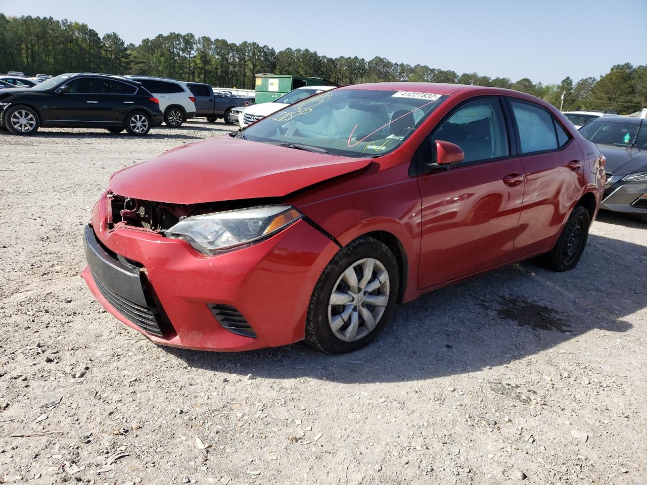 Photo 2 from auction – 2015 TOYOTA COROLLA L with VIN 5YFBURHE8FP280265