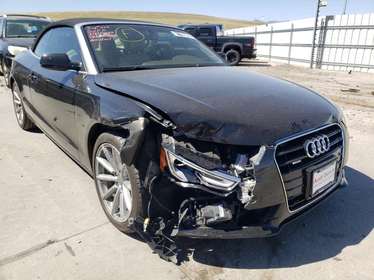 AUDI A5 PREMIUM 2015 with VIN WAUCFAFH2FN001934 - Photo from auction