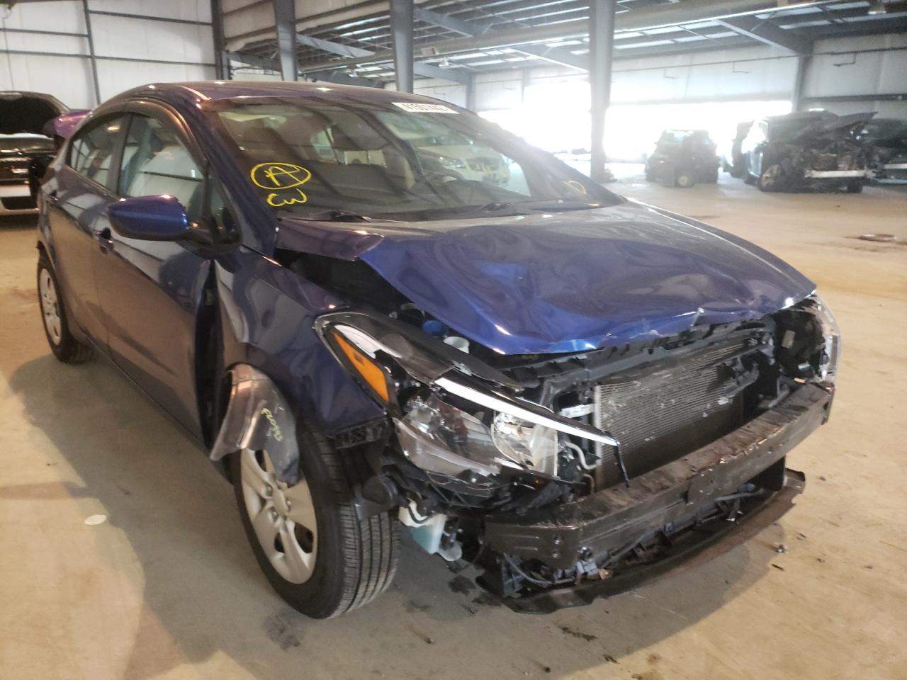 KIA FORTE LX 2017 with VIN 3KPFK4A72HE111692 - Photo from auction