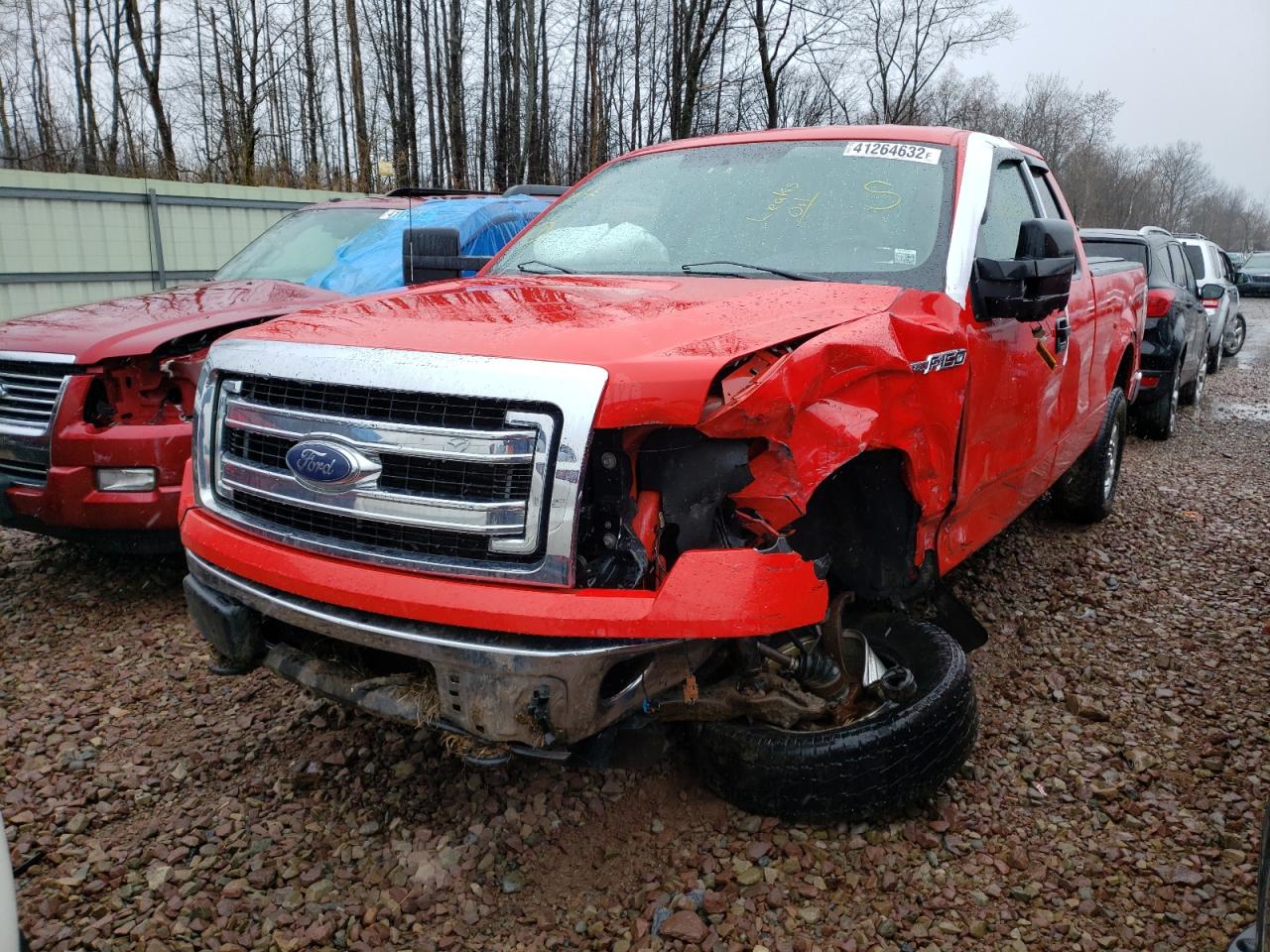 Photo 2 from auction – 2014 FORD F150 SUPER with VIN 1FTFX1EF5EFB48593