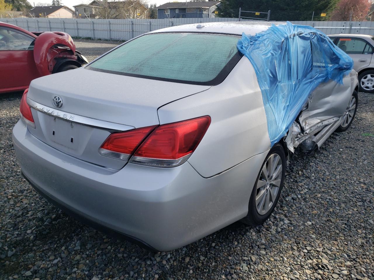 Photo 4 from auction – 2011 TOYOTA AVALON BAS with VIN 4T1BK3DB0BU373465