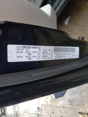 Photo 10 from auction – 2010 CHRYSLER TOWN & COU with VIN 2A4RR5D1XAR319758