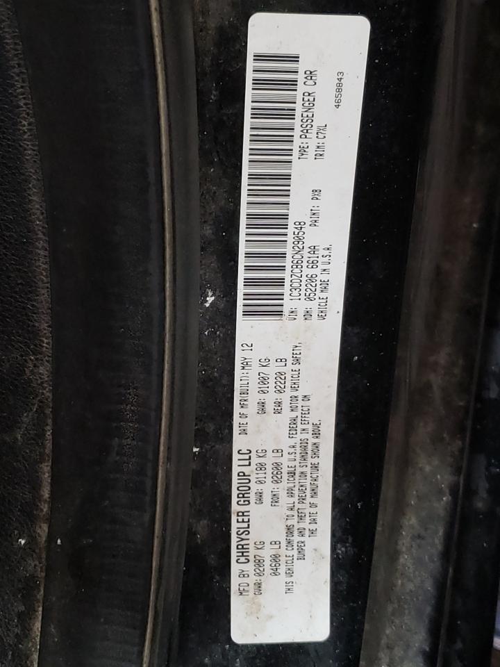 Photo 10 from auction – 2012 DODGE AVENGER with VIN 1C3CDZCB6CN290548