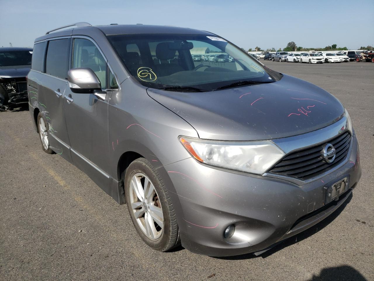 NISSAN QUEST S 2011 with VIN JN8AE2KP7B9008935 - Photo from auction