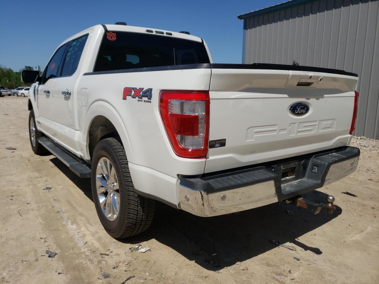 Photo 3 from auction – 2021 FORD F150 SUPER with VIN 1FTFW1ED5MFA76455
