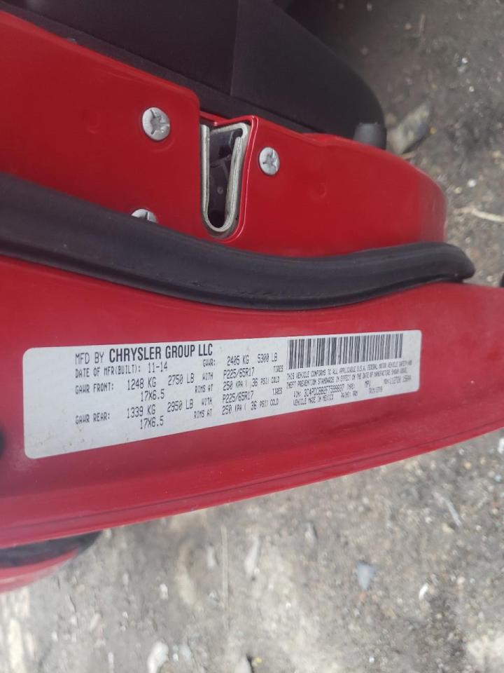 Photo 10 from auction – 2015 DODGE JOURNEY SX with VIN 3C4PDCBB2FT599837