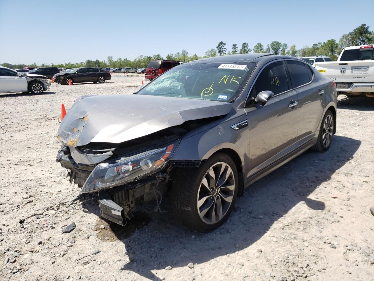 Photo 2 from auction – 2015 KIA OPTIMA SX with VIN 5XXGR4A62FG471217