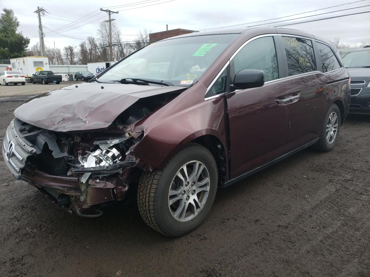 Photo 2 from auction – 2011 HONDA ODYSSEY EX with VIN 5FNRL5H42BB029152