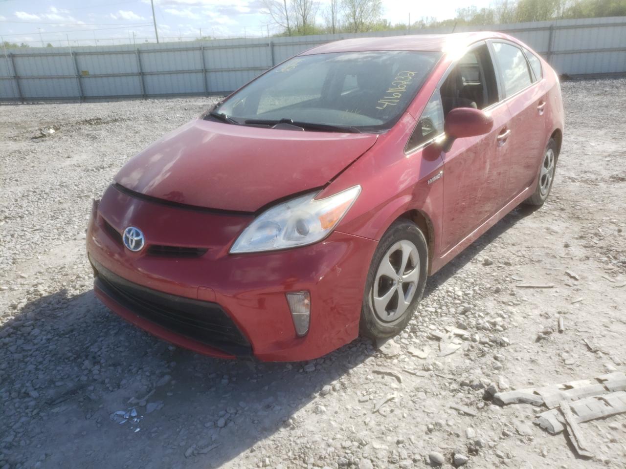 Photo 2 from auction – 2015 TOYOTA PRIUS with VIN JTDKN3DU5F0430737