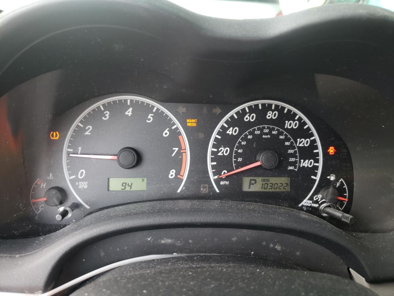 Photo 8 from auction – 2013 TOYOTA COROLLA BA with VIN 2T1BU4EE5DC041499