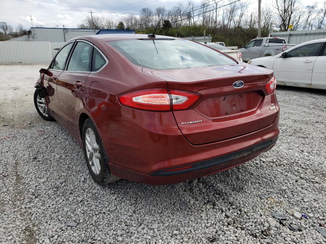 Photo 3 from auction – 2014 FORD FUSION SE with VIN 3FA6P0HD3ER367985