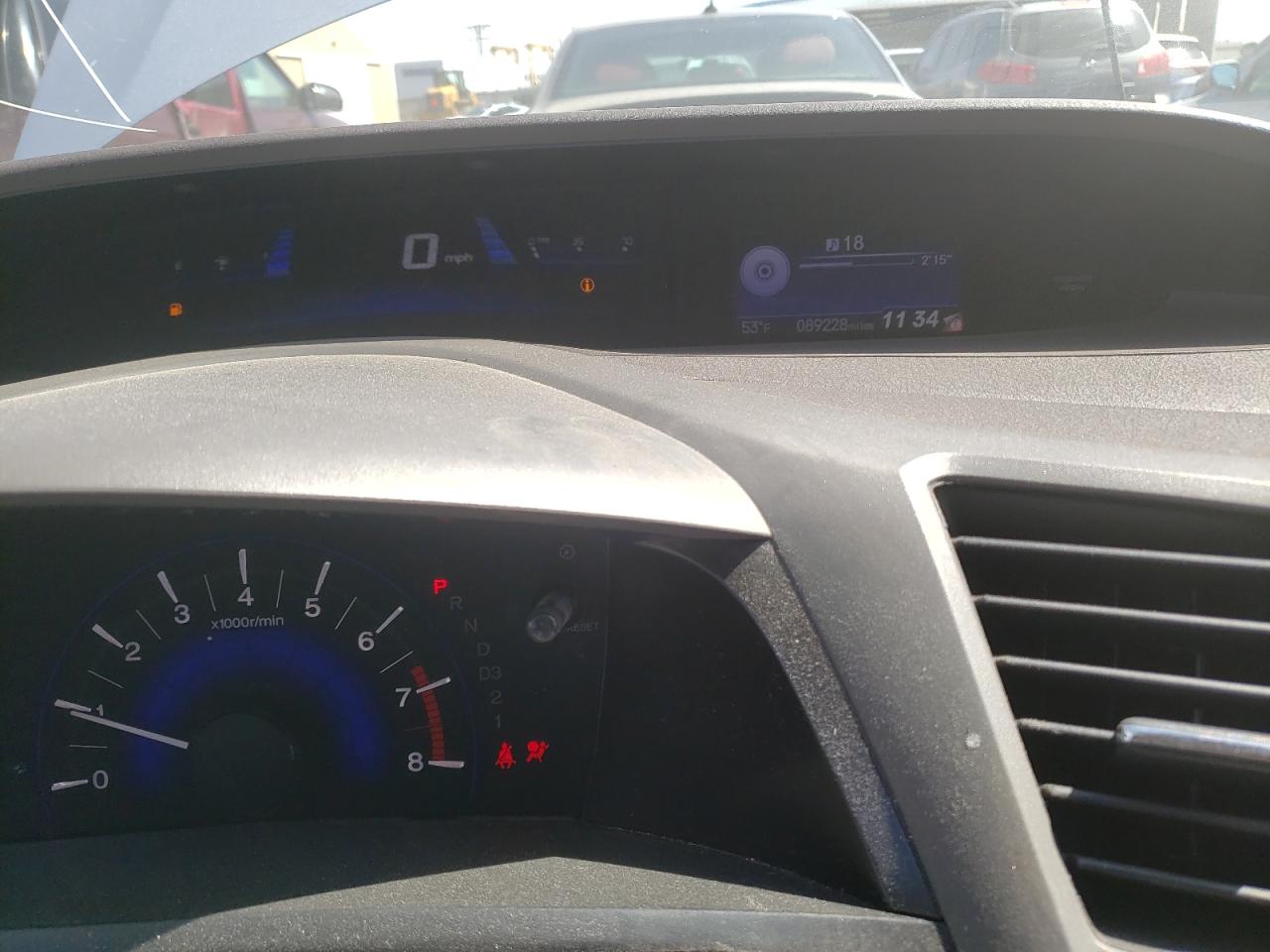 Photo 8 from auction – 2012 HONDA CIVIC EX with VIN 19XFB2F88CE308882