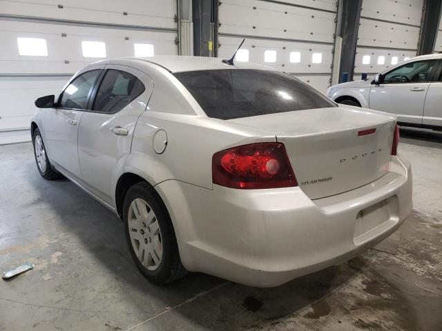 Photo 3 from auction – 2012 DODGE AVENGER SE with VIN 1C3CDZAB1CN102134