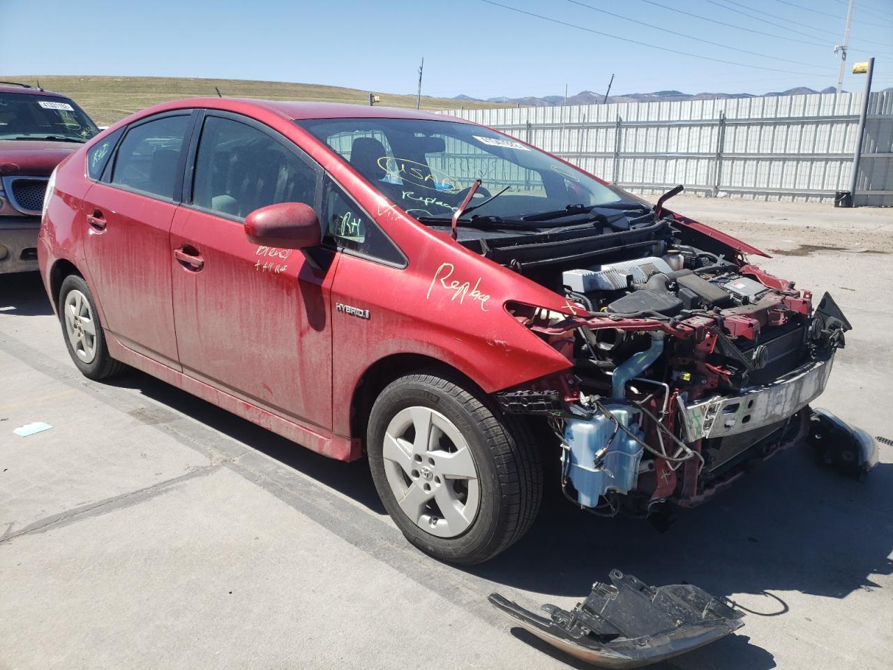 TOYOTA PRIUS 2011 with VIN JTDKN3DU0B1387056 - Photo from auction