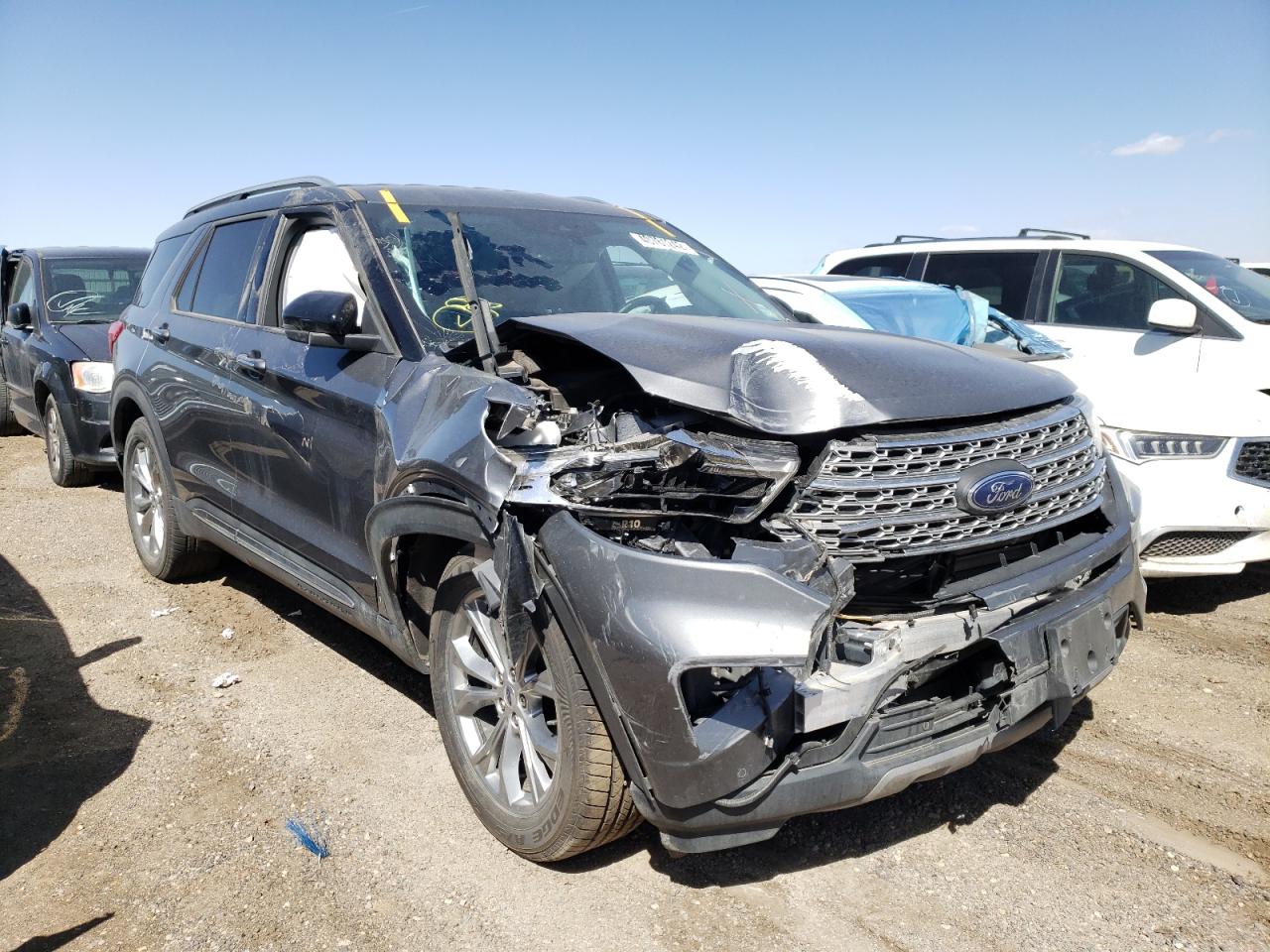 FORD EXPLORER L 2021 with VIN 1FMSK7FH5MGA85757 - Photo from auction