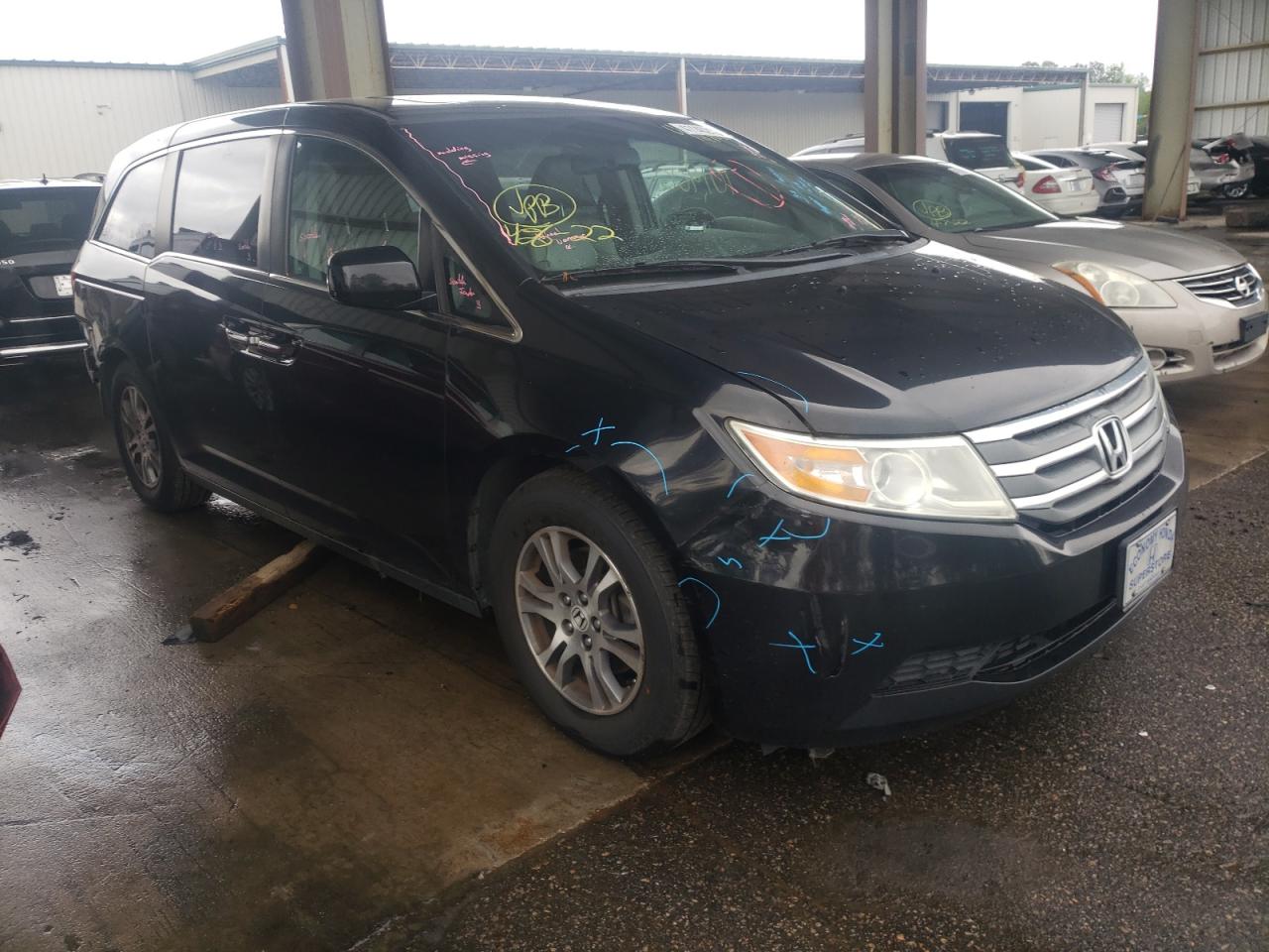 HONDA ODYSSEY EX 2012 with VIN 5FNRL5H61CB106399 - Photo from auction