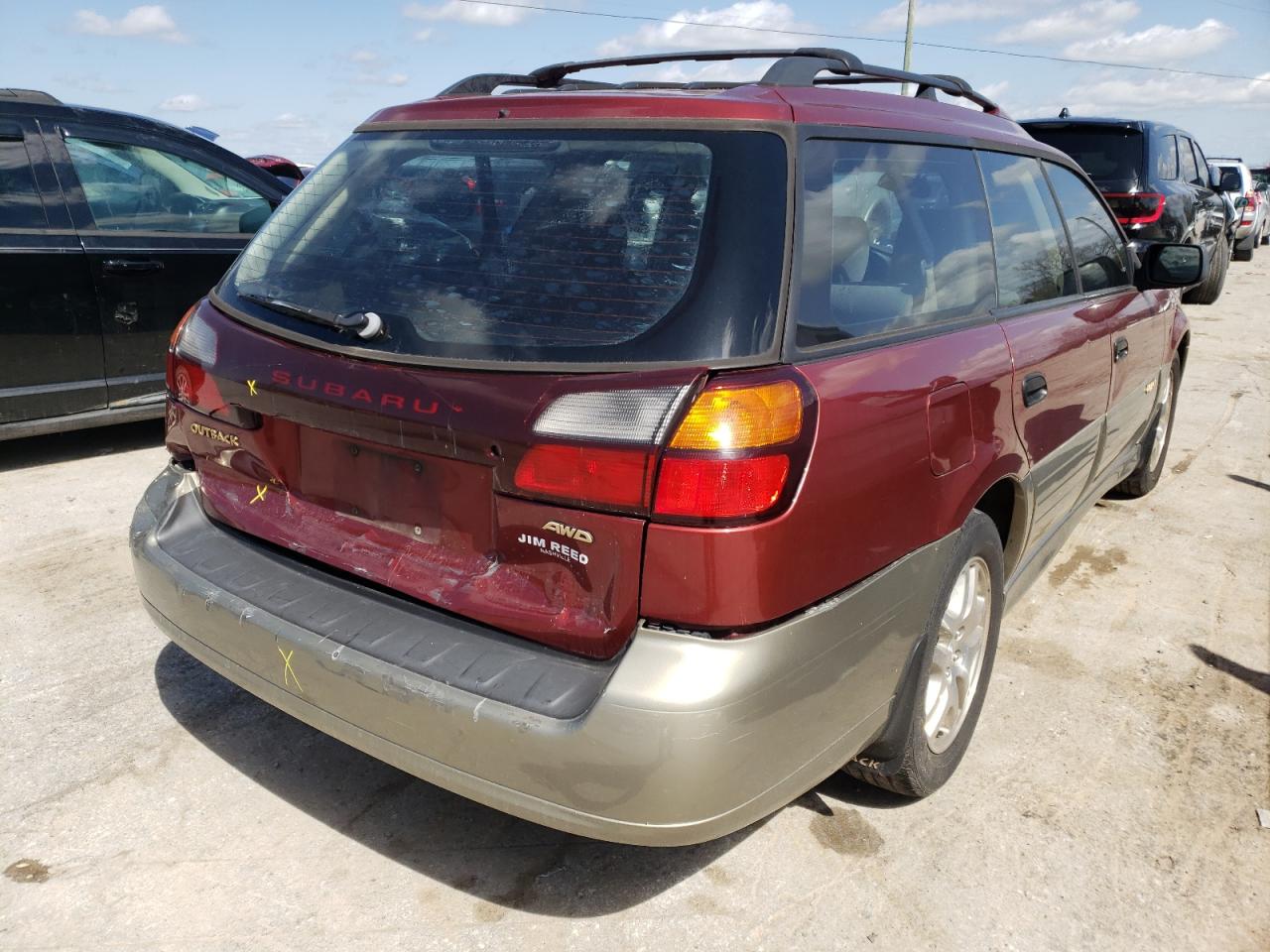 Photo 4 from auction – 2002 SUBARU LEGACY OUT with VIN 4S3BH675427642060