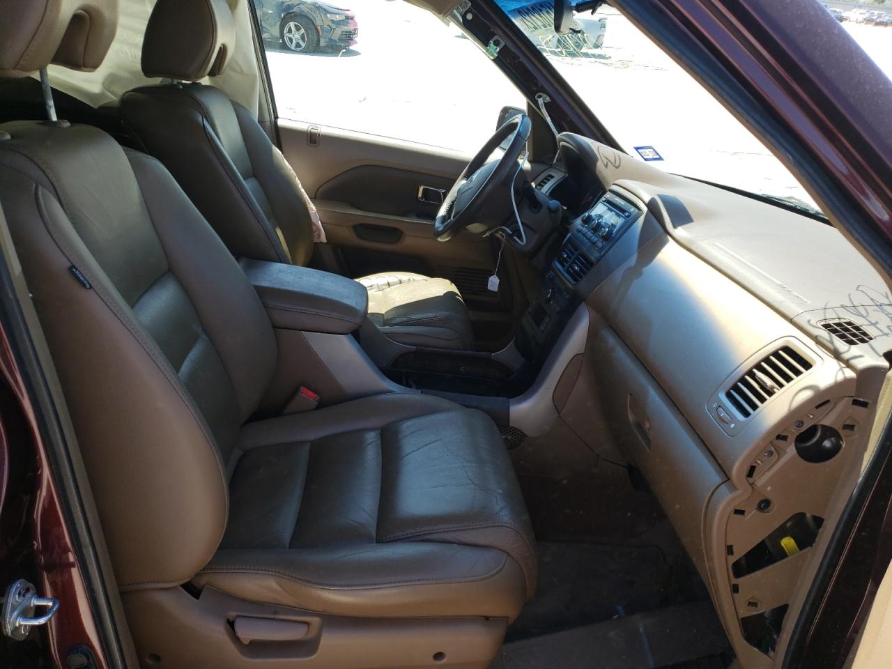 Photo 5 from auction – 2007 HONDA PILOT EXL with VIN 5FNYF18597B029807